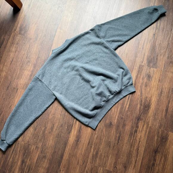 Champion Seminoles Gray Crewneck Sweatshirt Size L Embroidered Logo - Picture 3 of 7